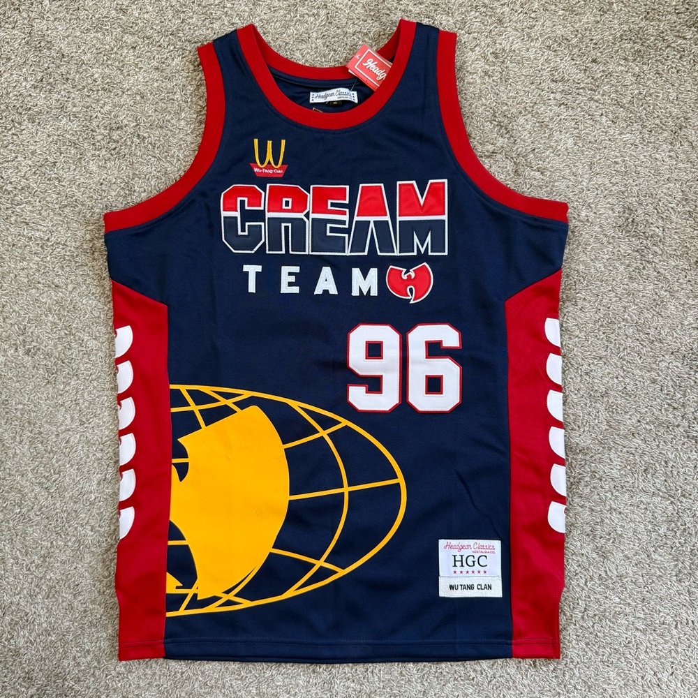 🔴Wu-Tang Jersey Size XL Basketball WuTang Globe Ghostface Killah Gza